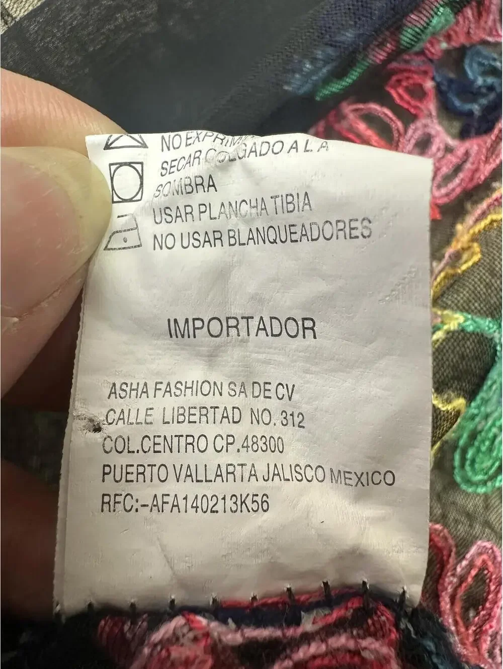 Black Mesh Floral Duster Embroidered Traditional Mexican Style Loungewear